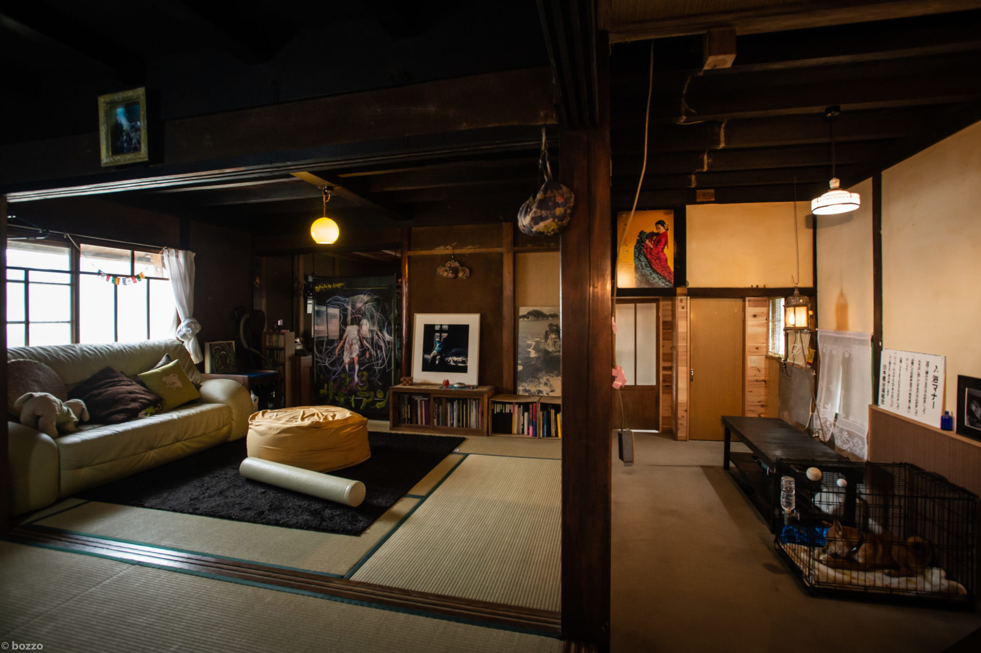 土間はアフちゃんの居場所に